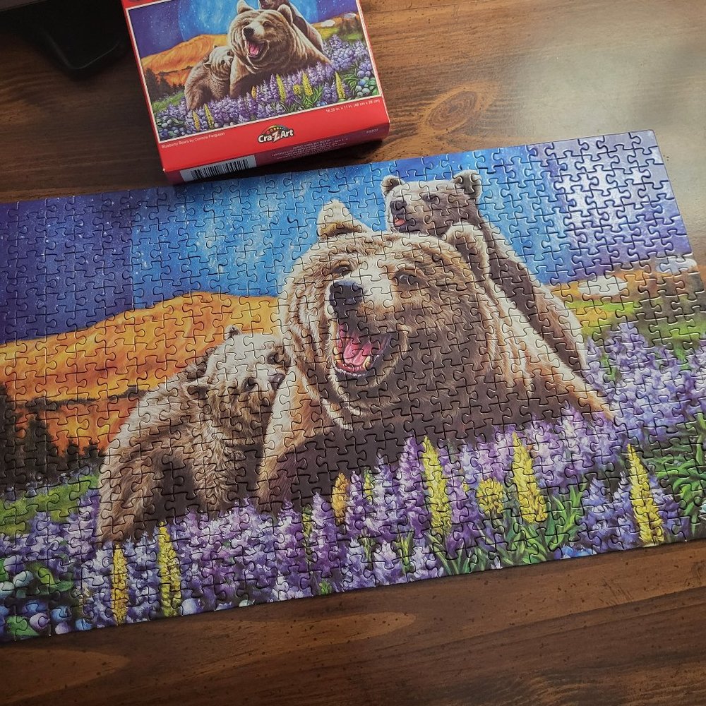 Artbox puzzle 500 pieces  Blueberry Bears